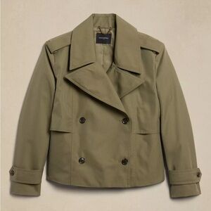 Banana Republic Olive Trench Coat